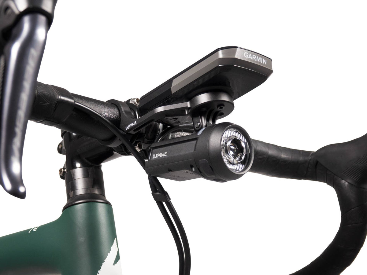 Lupine handlebar mount 31.8mm with GoPro mount