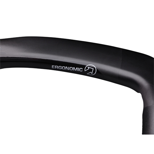 PRO PLT Ergo Carbon Drop Bar 31.8mm - Black