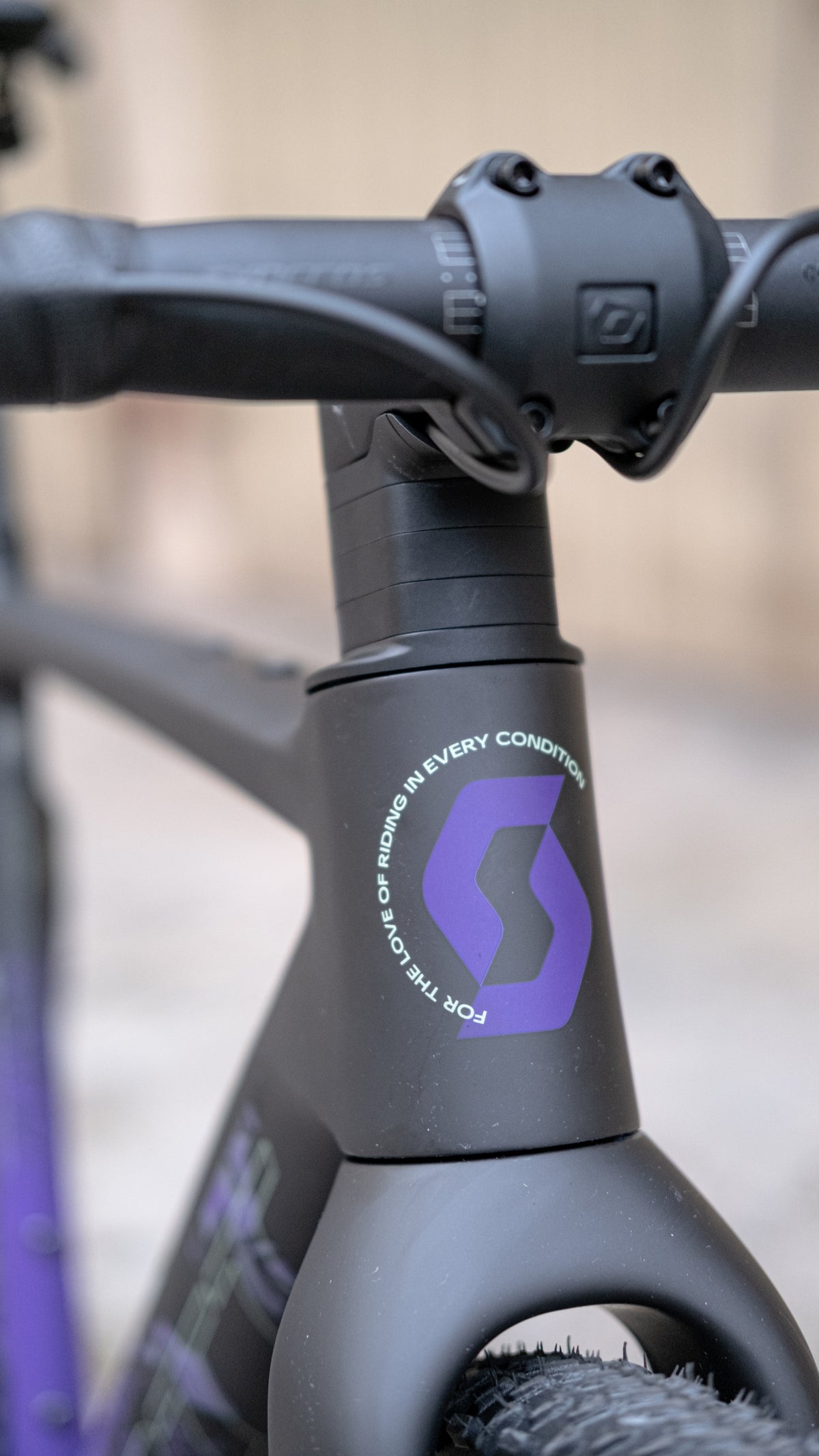 Scott Addict Gravel 20 - Carbon Black / Indigo Purple