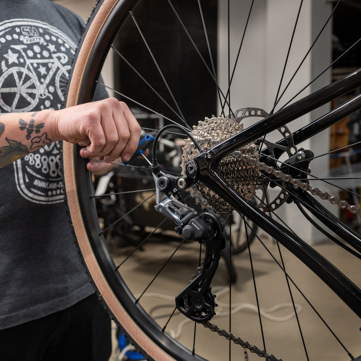 Schaltung Fahrrad Service buchen SMParts Termin