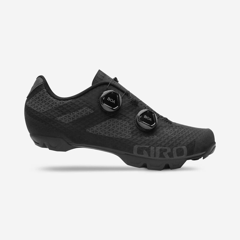 Giro Sector MTB-Schuh Doppel-BOA Verschluß - Black/Dark Shadow