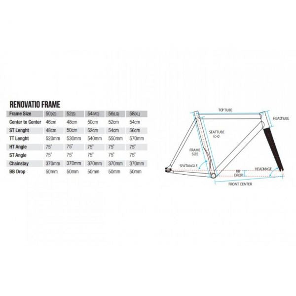 Leader Bikes Renovatio Rahmen-Set 2015