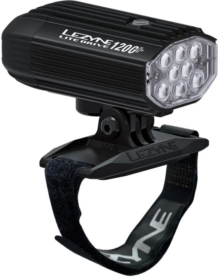 Lezyne Lite Drive 1200XL Helmlampe - Schwarz
