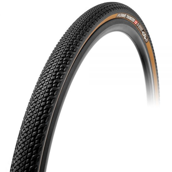 Tufo Gravel THUNDERO TLR Faltreifen 700x36c - Schwarz/Braun