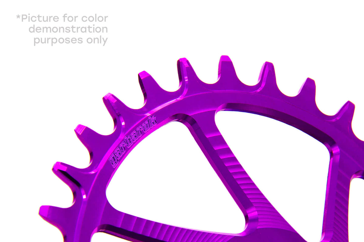 Garbaruk AXS Road/CX SRAM 8-Bolt Kettenblatt Oval - Lila