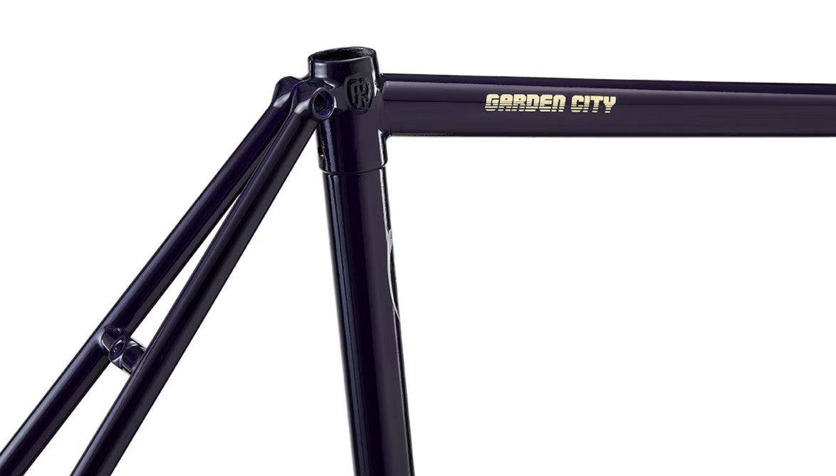 Ritchey Garden City Singlespeed Stahl-Rahmen Set - Midnight Violet / Moon Yellow