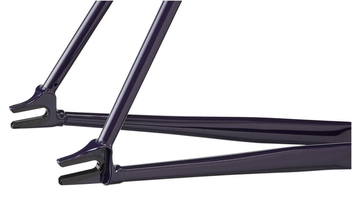 Ritchey Garden City Singlespeed Stahl-Rahmen Set - Midnight Violet / Moon Yellow