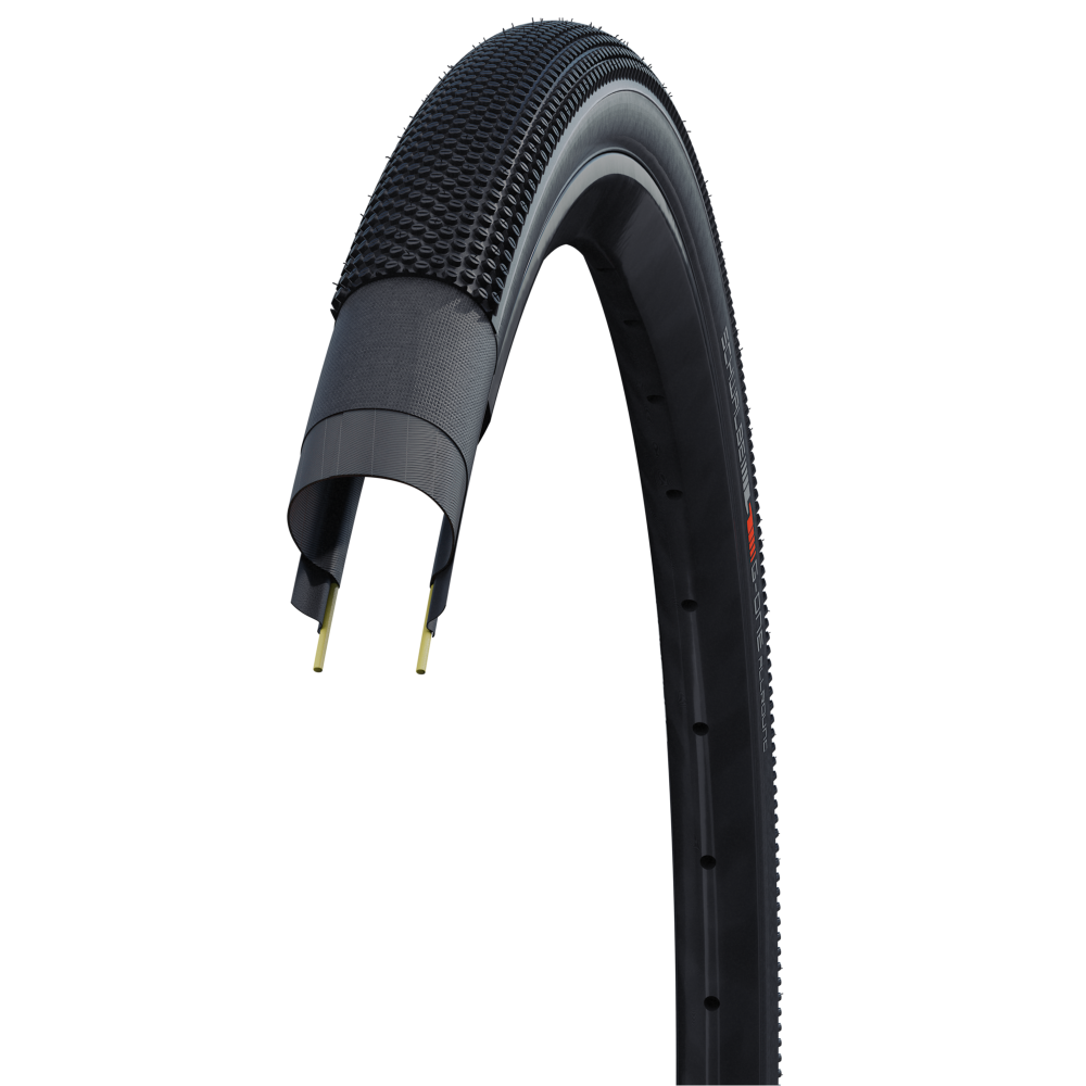 Schwalbe G-One Allround RaceGuard TLE Addix, foldable - black/bronze