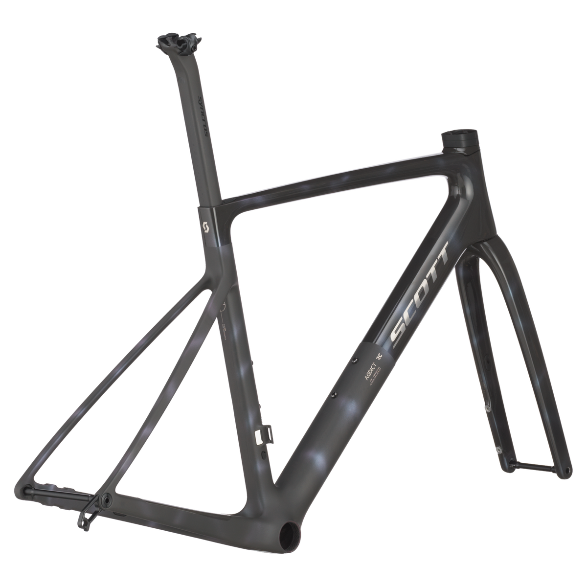 Scott Addict RC Ultimate HMX SL Carbon Rahmen-Set, Sunbeam Black - 56cm/Large