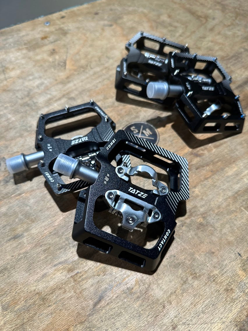 Tatze Contact Combi Klick-Wechsel Pedal - Schwarz