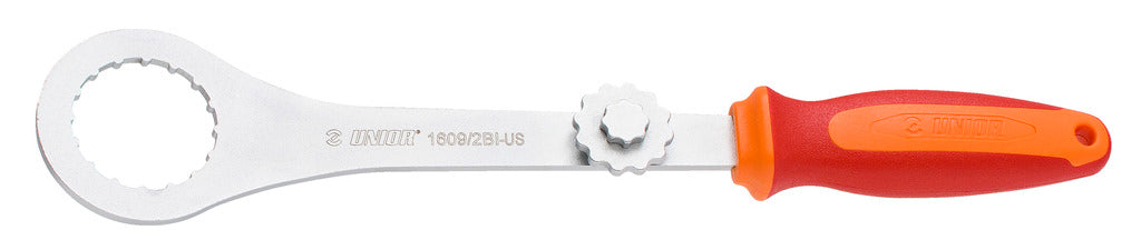 Unior Bike Tools Innenlagerschlüssel mit Kurbelmontageschlüssel - 1609/2BI
