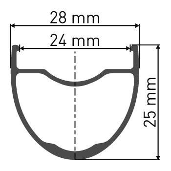 DT-Swiss GR531 DB DISC Hohlkammer Felge 28" 700c - Schwarz
