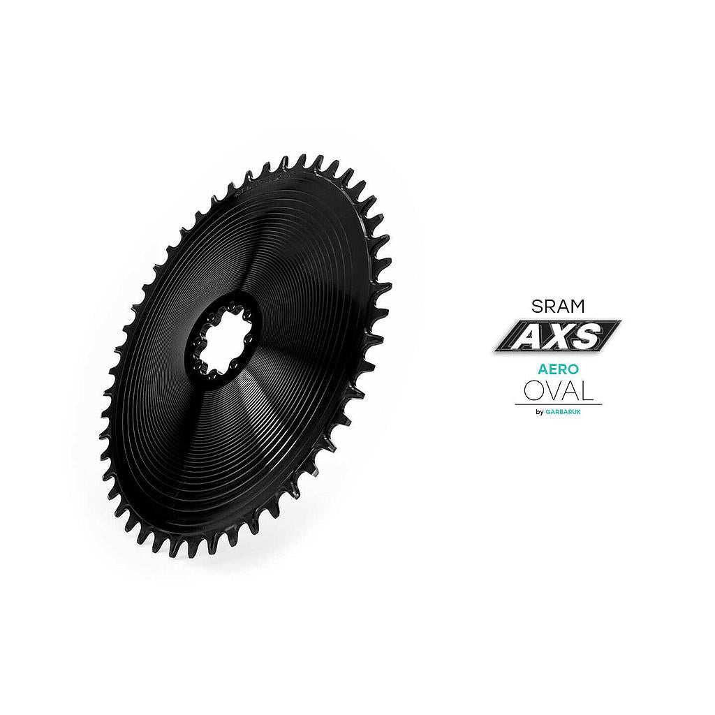Garbaruk AXS Road/CX Aero Kettenblatt Oval - Schwarz