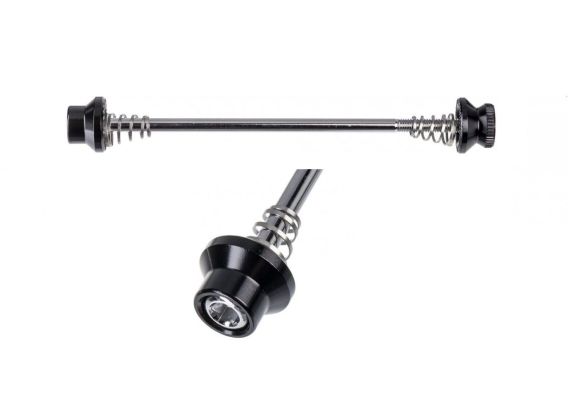 SM-Parts. Schnellspanner-Achse Vorderrad 100mm - Schwarz