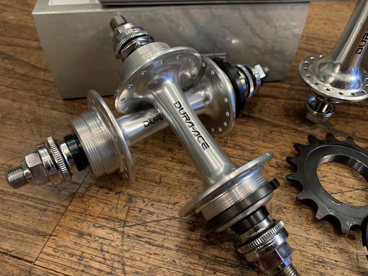 Shimano Dura Ace Track Low Flange Hinterradnabe - NJS Bahnnabe / HB-7710