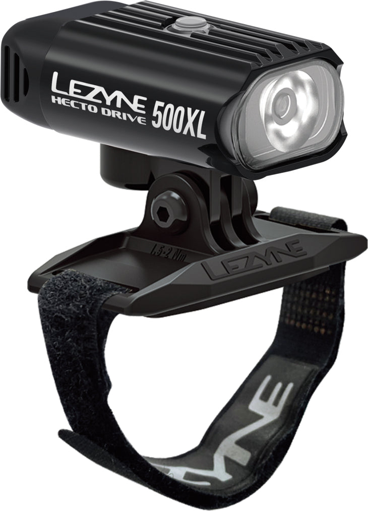 Lezyne Hecto Drive 500XL Helmlampe - Schwarz