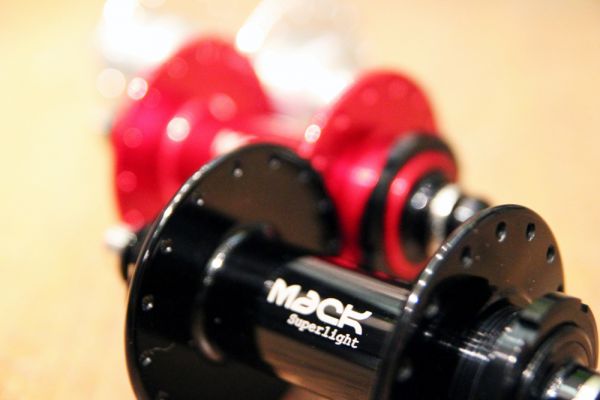 MACK HUBS Superlight Track Hinterrad Nabe Hochflansch - Schwarz