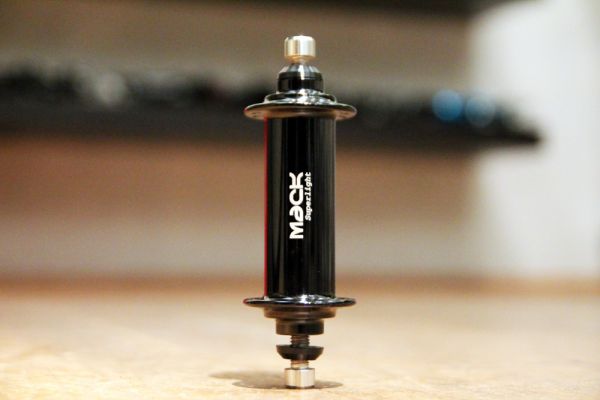 MACK HUBS Superlight Track Vorderrad Nabe Niederflansch - Schwarz