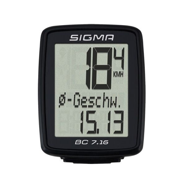 Sigma Sport Fahrradcomputer Topline BC 7.16 ATS -kabellos-