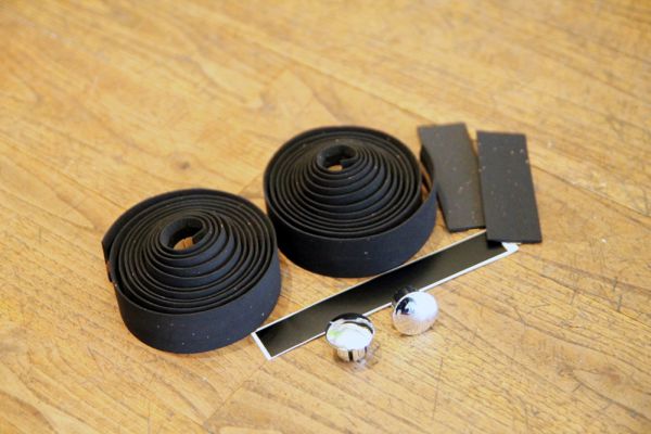 SM-Parts Classic Kork Lenkerband - Schwarz
