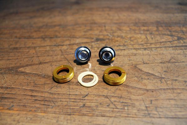 SM-Parts Kurbelabdeckschrauben flach Aluminium